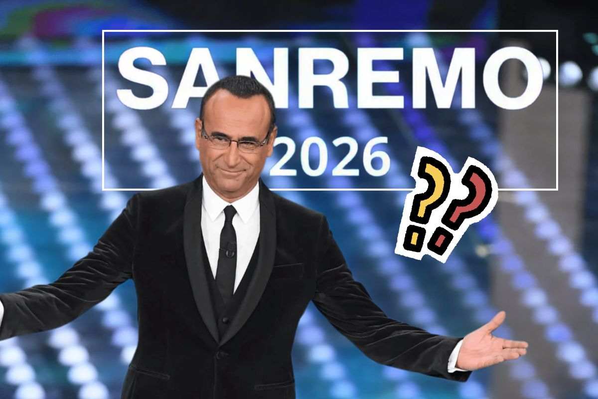 Carlo Conti è il padrone di casa a Sanremo 2026
