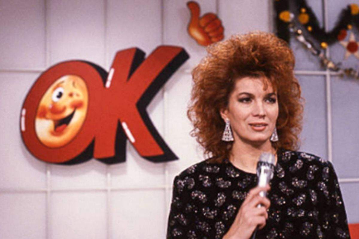 Iva Zanicchi da giovane alla conduzione del quiz show