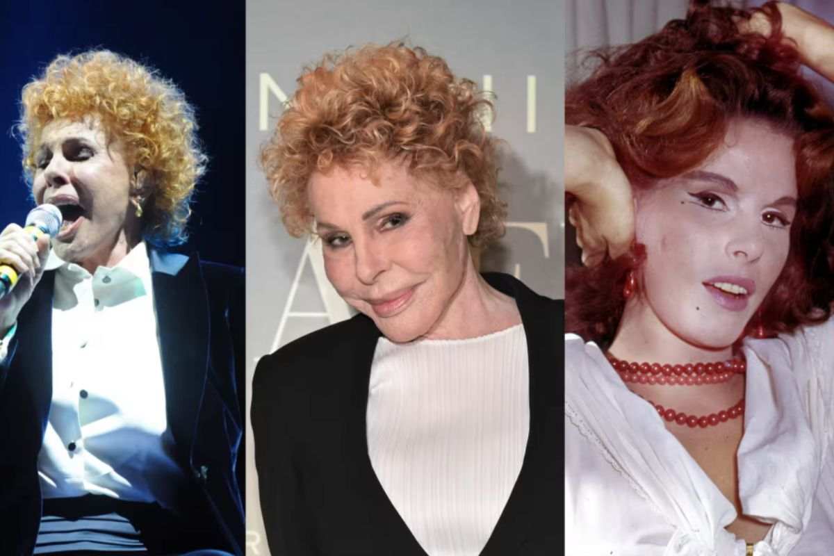 Ornella Vanoni giovane e anziana