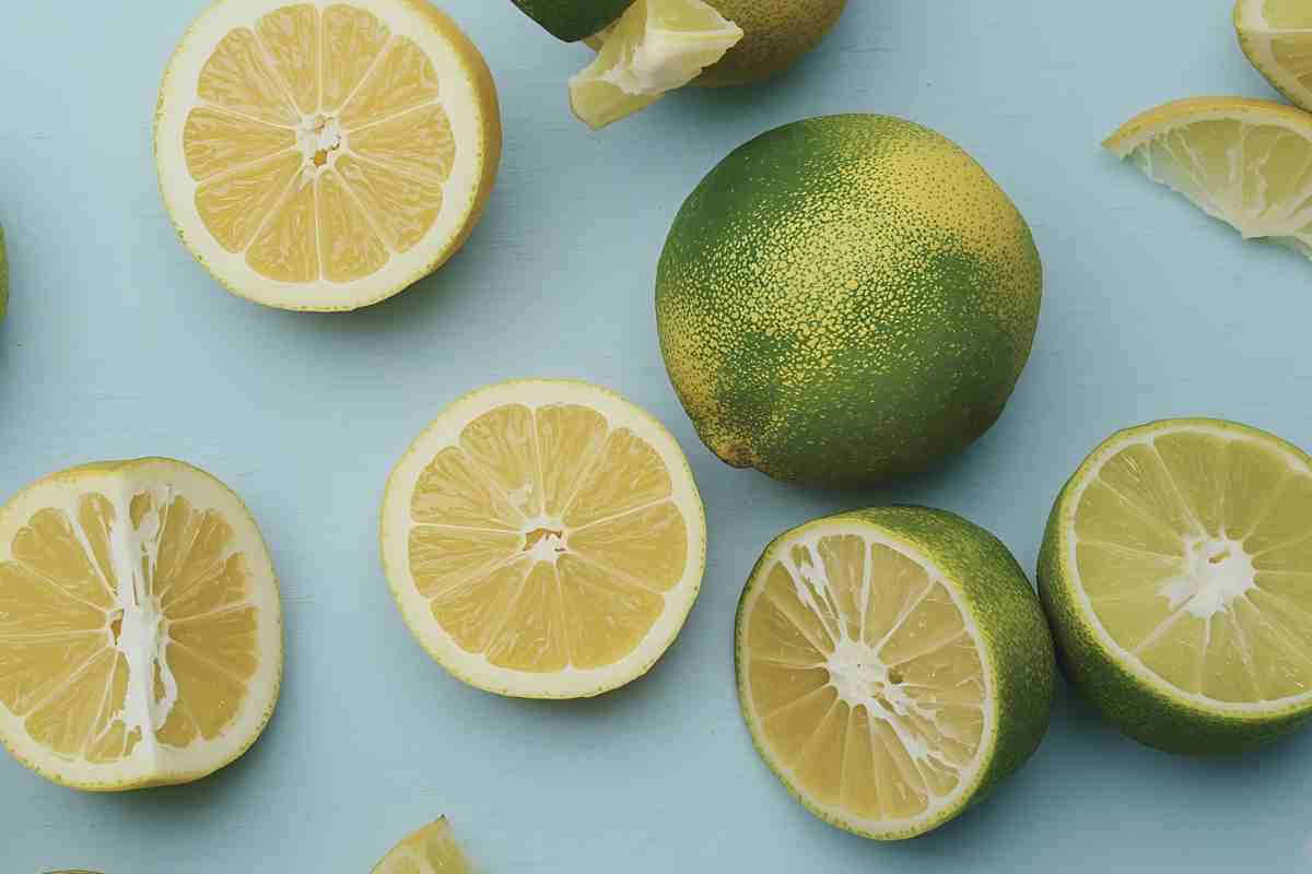 bergamotti interi e sezionati