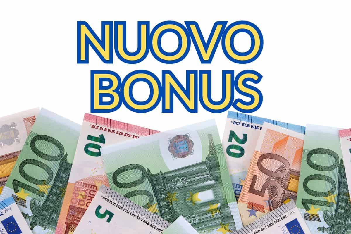 banconote euro con scritta nuovo bonus