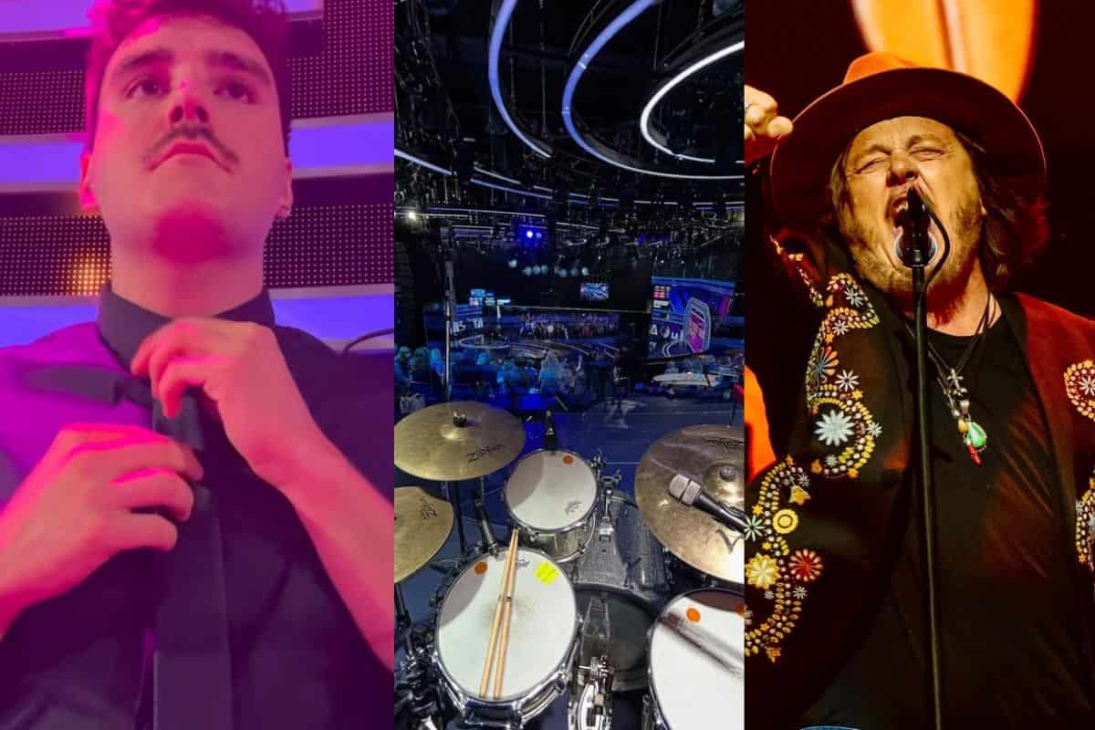 screen instagram e facebook, diego fornaciari, batteria in studio la ruota della fortuna e zucchero