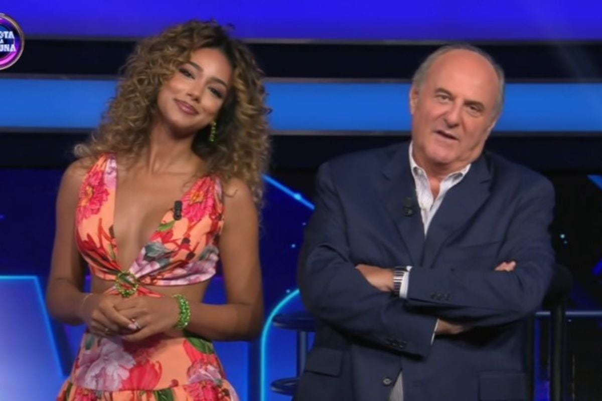 screen mediaset infinity La ruota della fortuna, samira e gerry