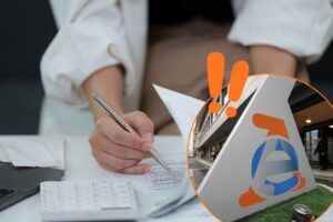 Contribuente compila questionario del Fisco