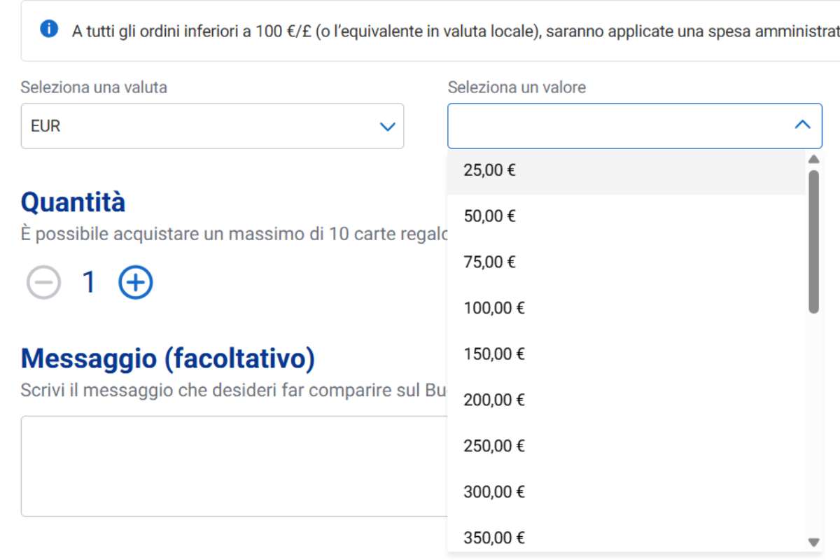 Ryanair buoni regalo