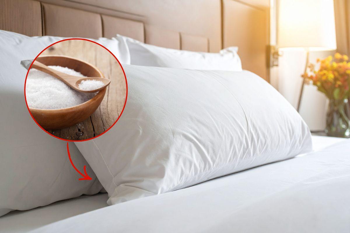 Ciotola contenente sale grosso