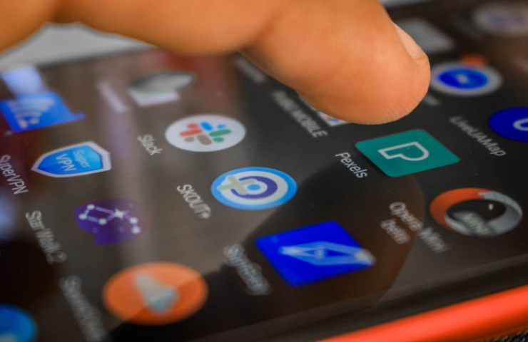App su schermata di uno smartphone Android