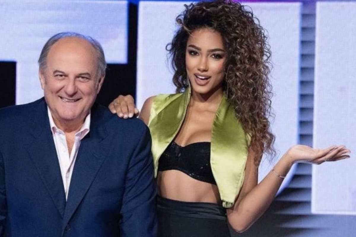 Gerry Scotti e Samira Lui