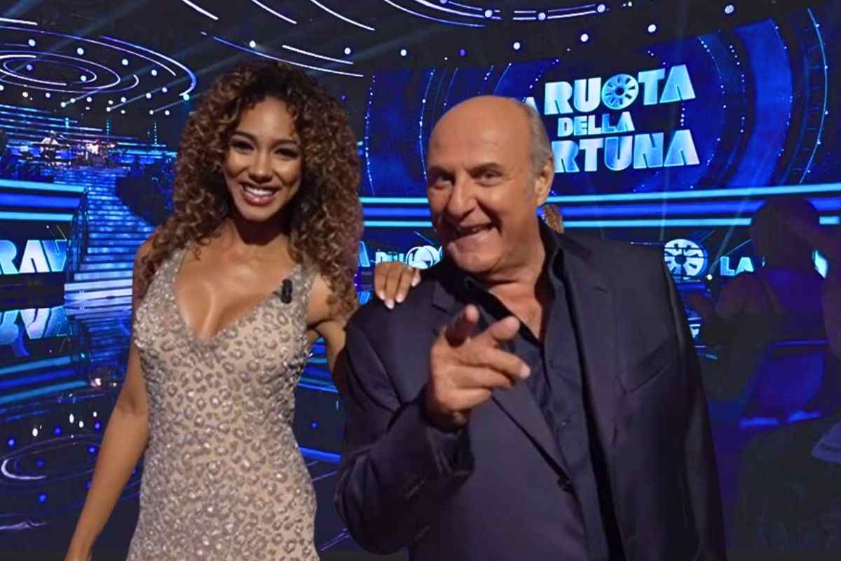 Gerry Scotti e Samira salutano il pubblico da casa
