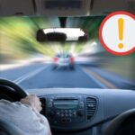 Automobilista nel traffico