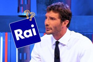 Stefano De Martino nello studio di Affari Tuoi