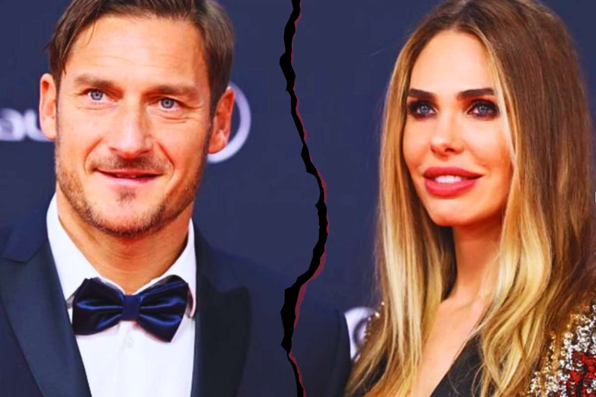 Il rapporto teso tra gli ex coniugi Totti