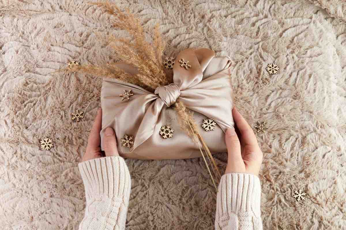 regali di natale metodo giapponese Furoshiki