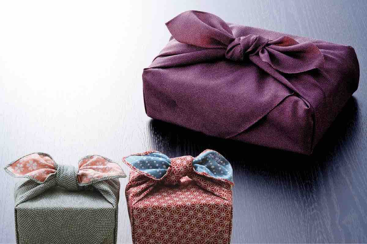 regali di natale metodo giapponese Furoshiki