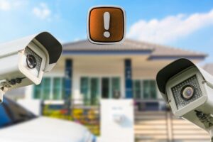 telecamere in casa reato