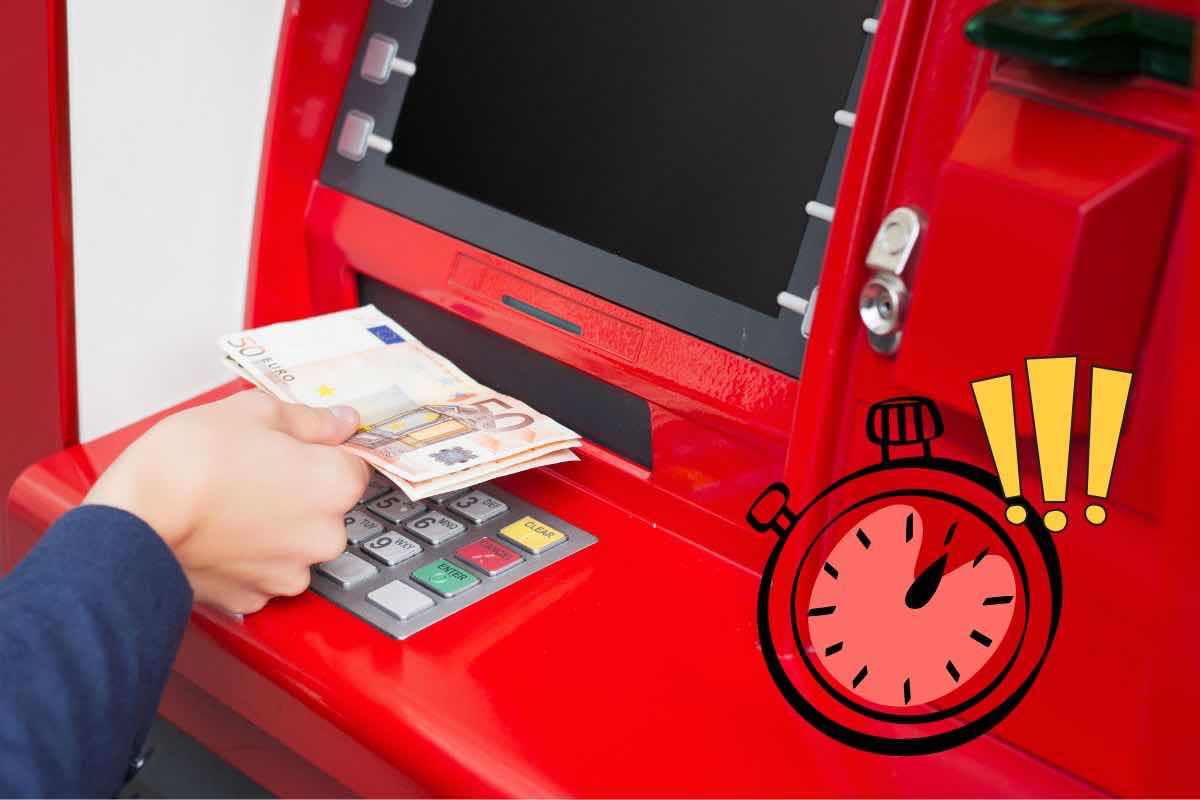 banche avviso prelievo contanti