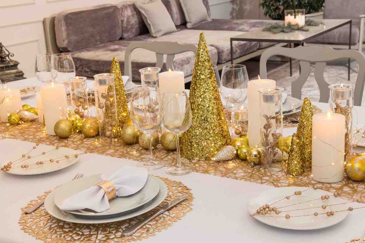 decorazioni tavola natale