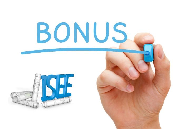 scritta bonus e isee