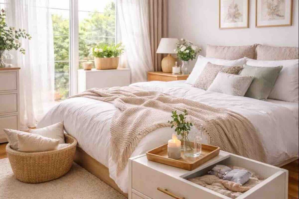 Camera da letto profumata