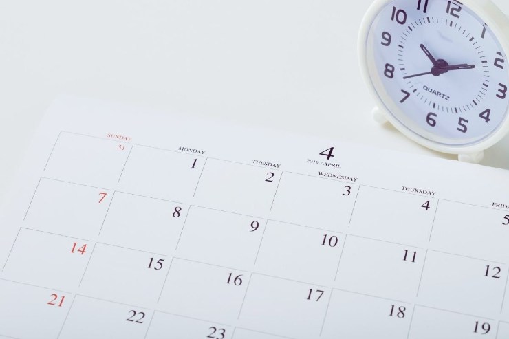 calendario e sveglia