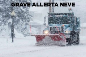 spazzaneve in azione