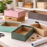 Riciclo scatole di scarpe