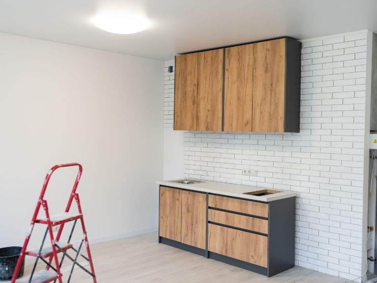 cucina in fase di ristrutturazione